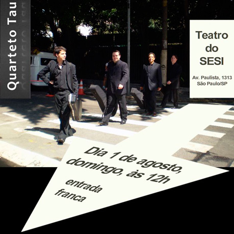 Quarteto TAU - Teatro do SESI 