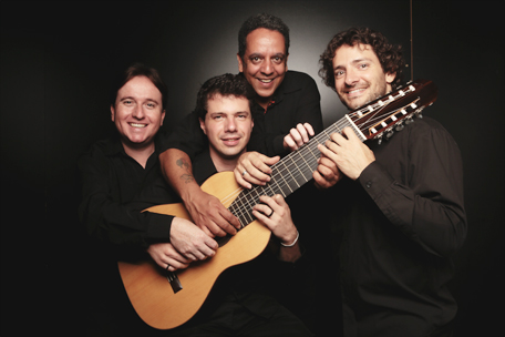 Quarteto TAU-José Henrique Campos, Daniel Murray, Breno Chaves,  Vitor Garbelotto - foto: Gal Opido