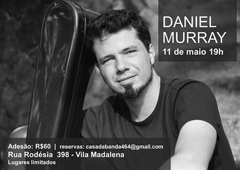 Daniel Murray - solo, rua Rodésia 398 - Vila Madalena