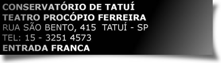 Conservatório de Tatuí-SP